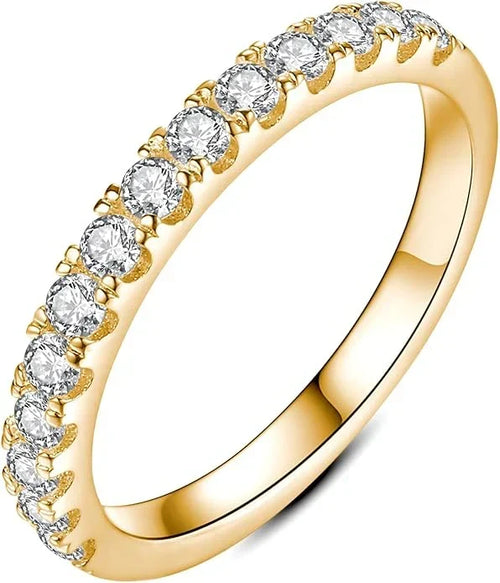 Anel de casamento de ouro da Rose & Oliver, com acabamento polido e design clássico para noivado ou celebração.