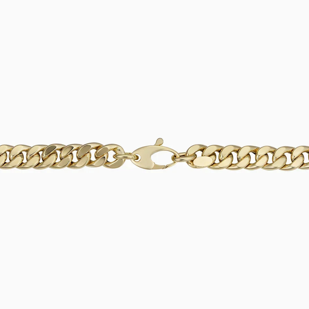 Pulseira cubana dourada Estate™ Rose & Oliver, com acabamento elegante, detalhes em ouro, ideal para estilo sofisticado.