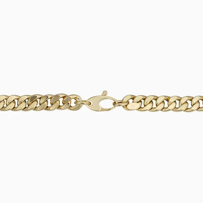 Pulseira cubana dourada Estate™ Rose & Oliver, com acabamento elegante, detalhes em ouro, ideal para estilo sofisticado.